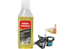 High-Performance Synthetic Lubricant Oil for Electric Chainsaw, Multi-Purpose Formula, Reduces Friction, Extends Tool Life, Stable Viscosity