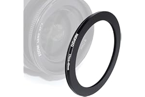 AMOPOFO 77mm-49mm Step-down-Ringe Filteradapter Ring,77mm bis 49mm Filter Adapterring- von Kamera Objektiv mit 77mm Filtergewinde auf 49mm Filter-Ring