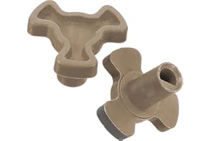 Ryaupy 2PCS Mikrowellen Drehbarer Teller Koppler - Rollen FüHrung UnterstüTzung für Ersatz Antriebsteil Mikrowelle - für Mikrowelle Teller Glas BehäLter Antrieb Kupplung