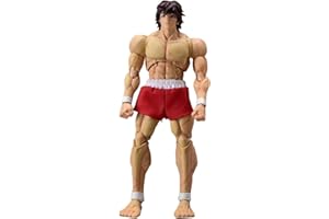 Epitome Anime E Manga Figure Baki Muscolare Fighting Man Hanma Baki Viso Mobile E Cambiabile Modelli di Battaglia Statua Ornamenti Pvc 17 Cm
