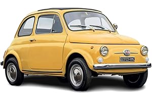 Italeri 4715 1:12 FIAT 500 F Upgraded Edition – modellismo, kit da costruzione, modellismo da pavimento, fai da te, hobby, incollaggio, kit in plastica, fedele ai dettagli, non verniciato