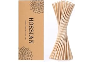 HOSSIAN Varillas difusoras de varillas de 12 pulgadas, difusor de varillas difusoras, varillas difusoras de aroma para fragancia de aroma (60 unidades)