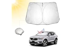 ‎BIBIBO BIBIBO Volvo XC40 Auto Sonnenschutz mit UV Schutz Kompatibel mit Volvo XC40 2018 2019 2020 2021, Auto Sonnenschirm für Frontscheibe, Hitzeschutz Auto gegen UV-Strahlen, Faltbar Windschutzscheibe
