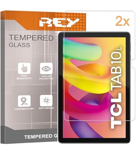 Mr.Shield 2-Pack Tempered Glass Screen Protector For TCL TAB 10 Gen 2 - 9H Hardness
