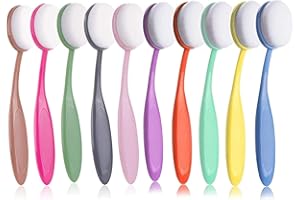 YOSENG Craft Ink Blending Brushes,Ink Blending Tools 10 Colorful Pack Set Broad Application Assortment Crafter Color Coded Handles （Rainbow 3）