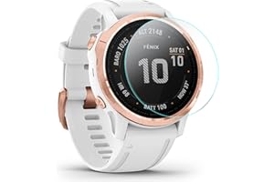 KIMILAR (3 Pack compatible with Garmin Fenix 6S / Garmin Fenix 6S Pro/Garmin Forerunner 745 Screen Protector, Tempered Glass Cover Screen Protector compatible with Huawei Watch GT Smartwatch