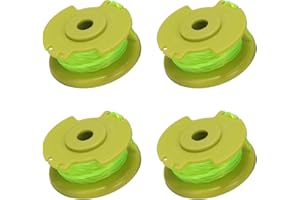COEWUR 4Pcs AC80RL3 Strimmer Spool Strimmer Line Replacement Strimmer Wire Cord Rope for Ryobi One Plus+ String Trimmer 18V 24V 40V RY40204 RY40220 ZRP2080