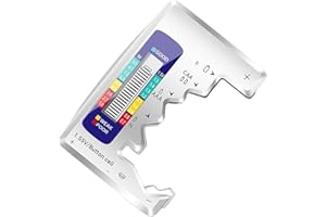 YuanYouTong Battery Tester, LCD Display Universal Battery Checker for AA AAA C D N 9V 1.5V, Multi Purpose Small Battery Checker Tester for Household Battery
