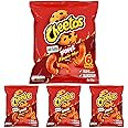 Cheetos Puffs Sweet and Spicy Flamin Hot Multipack Crisps 6x13g (Pack of 4)