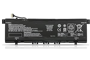 BYDT KC04XL Laptop Battery Compatible with HP Envy X360 13-AG 13-AR Envy 13-AH 13-AQ Series HSTNN-DB8P HSTNN-IB8K KC04053XL L08496-855 L08544-1C1 L08544-2B1 TPN-W133 TPN-W136 15.4V 53.2Wh 3454mAh
