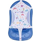 Sevi Bebe 693 Patterned Towel Baby Bath Net, Multicolor