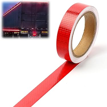 Reflecterende tape 3M wit rood rol 45 meter (50mm) online kopen