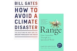 How to Avoid a Climate Disaster By Bill Gates & Range How Generalists Triumph in a Specialized World By David Epstein 2 Books Collection Set