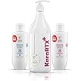 Global amazon secrets KeraBtx treatment1000ml with keratin shampoo and conditioner 200ml each