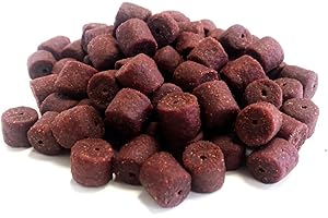 MALTBYS' STORES 1904 LTD Drilled Halibut Pellets Red 14mm 200g Fishing Bait SLCB