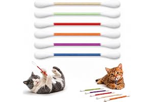 Sonostacle 6 delar bomullspinne katt med katnip, Giant Qtip Cat Toy