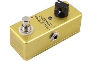 Btuty Guitar Noise Reduction Pedal True Bypass Electric Guitar Effects Pedal Zinc Alloy Shell DC 9V 6.35mm Input/Output Interface