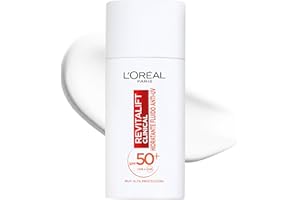 L'ORÉAL L'Oreal Paris Revitalift Clinical Fluido Hidratante Anti-UV SPF50+ Diario con Vitamina C. Protege tu Piel de los rayos solares. Previene Líneas de Expresión y Manchas oscuras. Acabado invisible, 50ml.