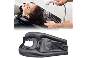 YACO Tumnea Nadmuchiwana Umywalka Do Mycia Włosów - Szampon Pomoc Do Kąpieli, Pranie Włosy Mobilna z PCW Dla Kobiet w Ciąży, Starszych Osób