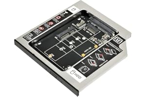 Chenyang Universale 9,5 mm M.2 NGFF/mSATA SSD a SATA dual-SSD HDD Caddy Upgrade adattatore