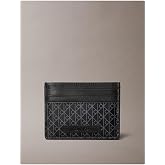 Calvin Klein Emblem Coated C&uuml;zdan, Medium, LV04D1083G, Siyah, erkek