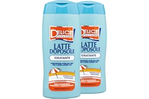 Delice Solaire | Latte Doposole Idratante, da 250ml, Rinfrescante, Confezione da 2 Pezzi