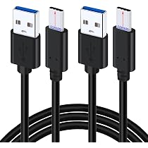 Cavo USB 3.1 Tipo C 1m Bianco Per Blackview BV4800, BV6200 Pro, BV8900, BV9300, Oscal S80 – Connettore Lungo 8mm Per Ricarica E Dati