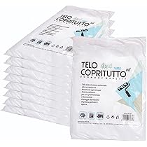 Teli Per Imbiancare 4x5m - 4 Pezzi, Impermeabili, Per Proteggere Mobili E Superfici - Foto 3