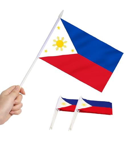 Flagge Philippinen – 30 X 45 Cm, Polyester, Wasser- Und Sonnenbeständig, Mit Hohlsaum