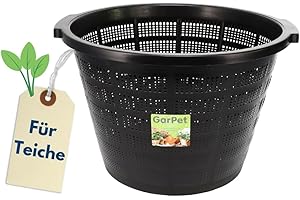 ‎GARPET Pflanzkörbe Rund 40 cm Körbe Wasserpflanzen Teichpflanzkorb Pflanzkorb Teichpflanzen Pflanzkörbe Für Seerosen Wasserpflanzenkorb Teichkorb