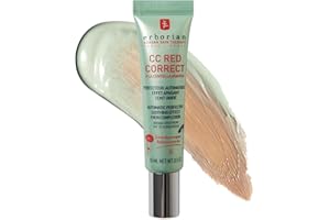 Erborian - CC Red Correct Crema Tinte Antirojeces - Teint Tratamiento Facial Perfeccionador con Corrección Colorimétrica - Teint Uniforme - SPF 25 - Tratamiento Cosmético Coreano