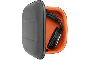 Geekria Shield etui na słuchawki kompatybilne z Sennheiser HD 400S, HD660s, HD 560S, duże rozmiary słuchawki nauszne - wymienna twarda obudowa, podróżna torba do przenoszenia z miejscem na kabel