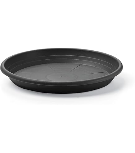 EDA Sottovaso Universale Per Vaso Osaka 40 Cm – Diametro 30 Cm, Rosso Borgogna, Anti-UV, Prodotto In Francia