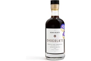 HENNY AND JOE'S Henny & Joe's Chocolate Chai Concentrate Syrup - Indian Blend of Spices for Tea & Latte | 100% Natural Ingredients - Vegan - Award-Winning | No Caffeine, Allergens, or Artificial Preservatives (250ml)