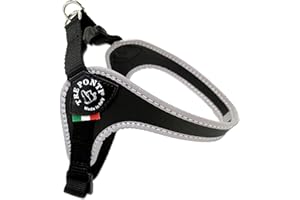 TRE PONTI Treponti Pettorina per Cani di Piccola Taglia, con Fibbia Regolabile sul Ventre