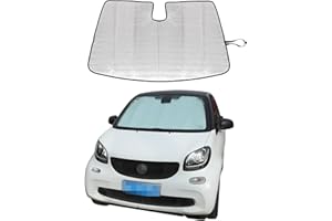 JONKOKO Sonnenschutz für Windschutzscheibe, für Autofrontfenster, faltbar, für Benz Smart Fortwo Forfour 453 451 450