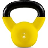 Yes4All 2-20kg Neoprene Coated Cast Iron Kettlebell, Kettle Bell Weight Sets for Home Gym Fitness & Weight Training - Multico