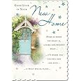 Piccadilly Greetings Piccadilly Greetings Traditional Occasion Card New Home - 7 x 5 inches, blue cream
