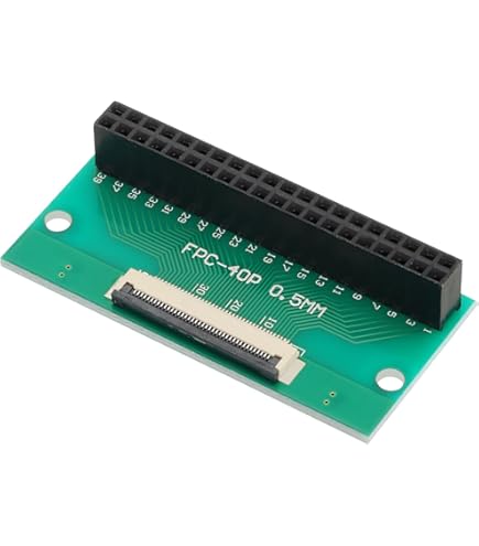 QUARKZMAN FFC FPC Connector Board 5 Pin 0.5mm 2.54mm auf 1.0mm 2.54mm PCB Konverterplatine für DVD TV/Digitalkameras/Laptops