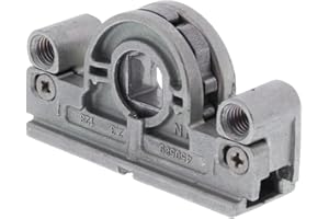 Roto NT Schneckengehäuse Dornmaß 15mm für Fenstergetriebe, Schneckengetriebe schraubbar mit QPlus24 Upgrade