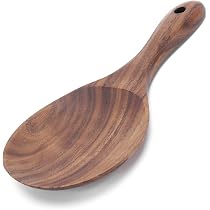 Cuillères De Service Silicone Honnesserry - 2 Pièces Bleues | Pour Riz, Purée, Cuiseur | Résistante Chaleur 230°C | Anti-rayures