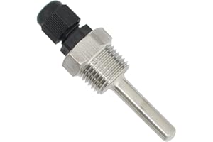 OTOMATICO 1/2 pouce - puits thermométrique acier inoxydable immersion de 30mm 50mm 100mm 200mm 300mm 400mm 500mm - Immersion well thermowell thermopocket pour thermocouple (50mm)