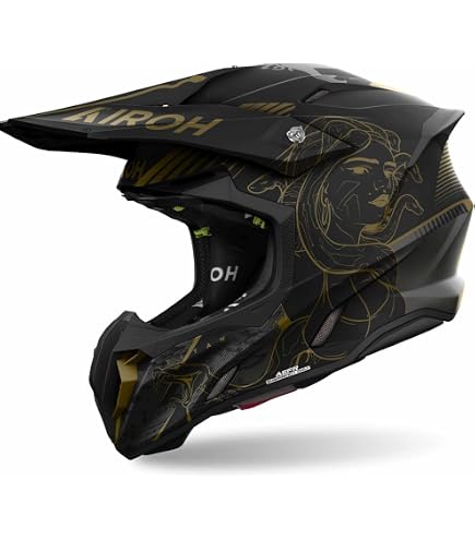 AIROH AVIATOR 3 Motorradhelm – Carbon, ECE 22.06, Mit Magnetfutter & Hydrationssystem