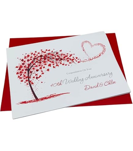 Ruby Anniversary Invitations RUBY Digital Wedding Invitation Rustic