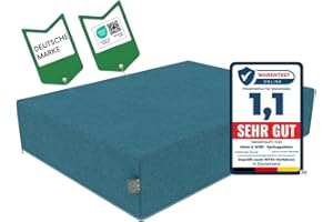 Alma & Willi Erweiterbares Springpolster für Kinder Hüpfpolster Indoor - Modularer Spiel-, Schlaf- und Wohnspaß, Hüpfen & Entdecken - Anbaubar für endlose Möglichkeiten