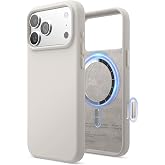 elago Liquid Silicone Magnetic Case for iPhone 18 Pro Max/17 Pro MAX | Compatible with MagSafe, Anti-Shock, Slim, Soft Touch
