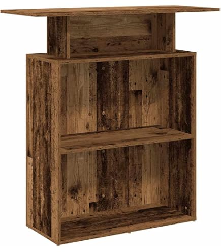 Bureau De Réception Noir 100x50x103.5 Cm - Bois D'Ingénierie - Meuble De Bureau Avec Étagère Basse - 13