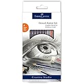 Faber-Castell Goldfaber Grade Pen Drawing Set, Natural