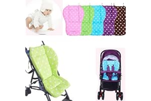 Turbobm Baby Stroller Pram Cushion Padding Child Cart Seat Pad for Pushchai Baby Infant Thick Pushchair Mat Dot Liner Cover Stroller Buggy Pram Seat Cushion