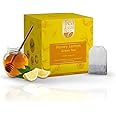Tea Leaf & Co. Honey Lemon Green Tea with Vitamin C Boosts Immunity Digestion & Metabolism Zero Calories 25 Green Tea Bags Pack of 1